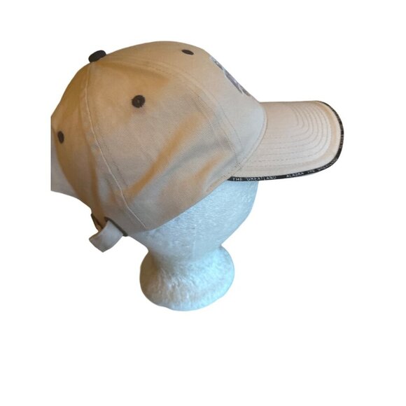 The Great land Alaska Cream Cotton Baseball Hat Cap Adjustable - Picture 4 of 5
